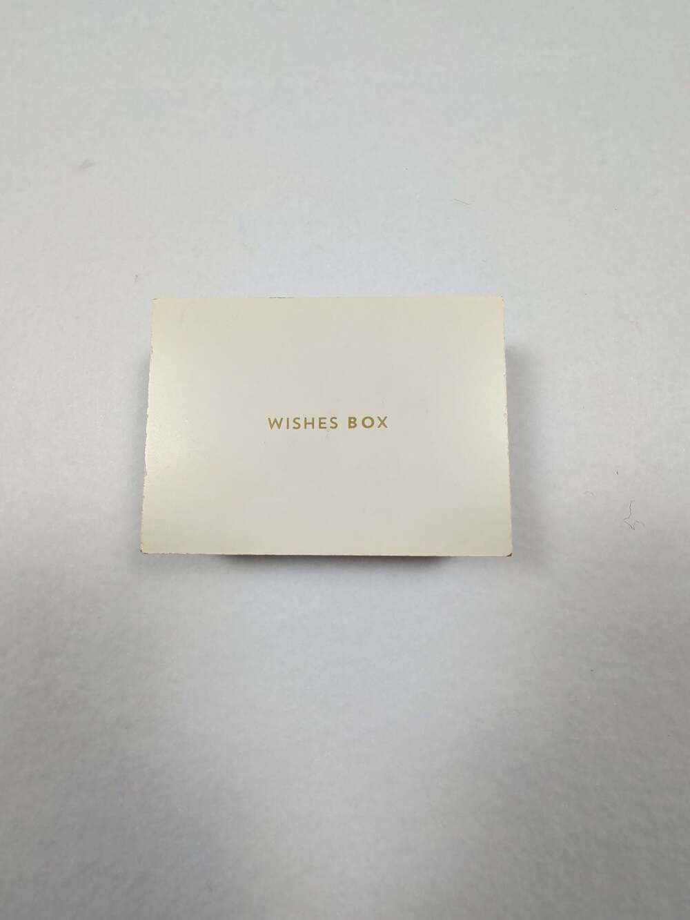 C.R. Gibson Wishes Small Trinket Box with Gold Geometric Pattern